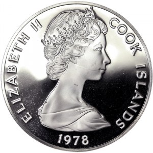 Cook Islands, 5 Dollars 1978