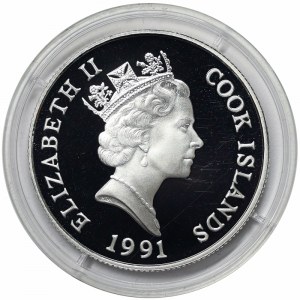 Cook Islands, 5 Dollars 1991