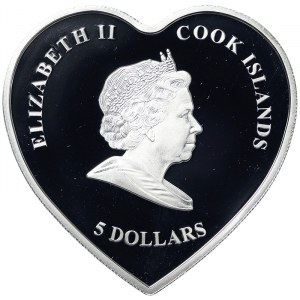Cook Islands, 5 Dollars 2008