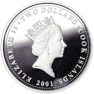 Cook Islands, 2 Dollars 2001