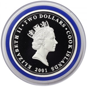 Cook Islands, 2 Dollars 2001
