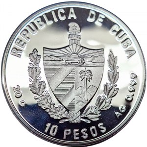 Cuba, 10 Pesos 1994