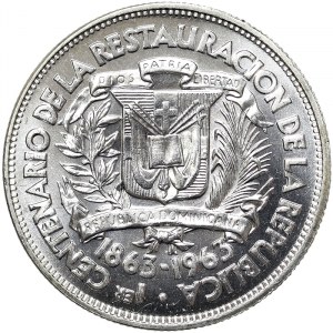 Dominican Republic, 1/2 Peso 1963