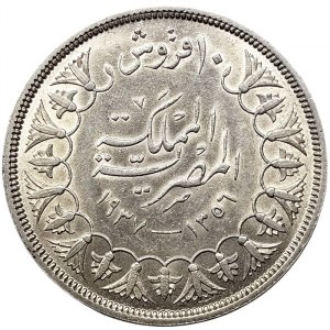 Egypt, Kingdom, 10 Qirsh 1939