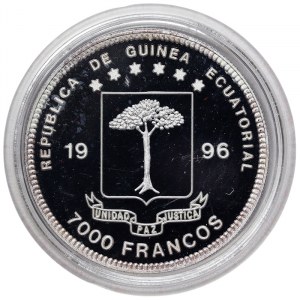 Rovníková Guinea, 7000 frankov 1996