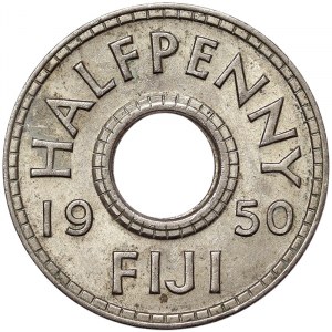 Fiji, 1/2 Penny 1950