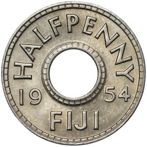 Fidżi, 1/2 pensa 1954