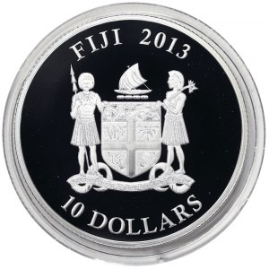 Fiji, 10 Dollars 2013