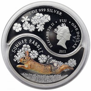 Fidżi, 1 dolar + 1 dolar 2011