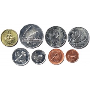 Fiji, Lot 8 pcs.