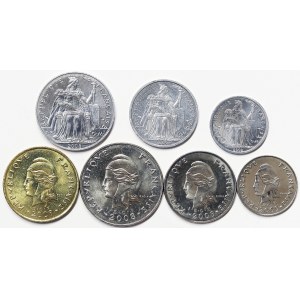 Polynésie française, Lot 7 pcs.
