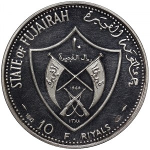 Fujairah, 10 Riyals 1969