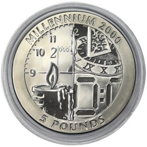 Gibraltar, 5 Pounds 1999