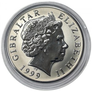 Gibraltar, 5 Pounds 1999