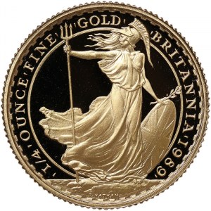 Great Britain, 25 Pounds in gold 1989