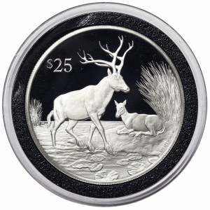 British Virgin Islands, 25 Dollars 1993