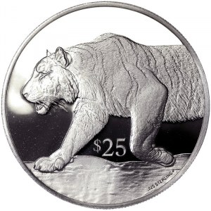 British Virgin Islands, 25 Dollars 1993