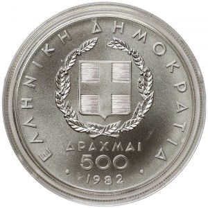 Greece, 500 Drachmai 1982