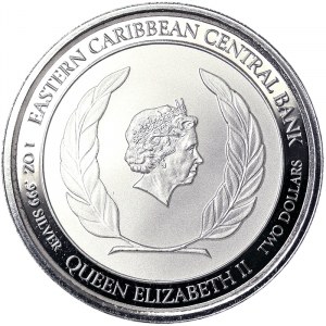 Grenada, 2 Dollars 2018
