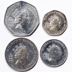 Guernsey, Lot 4 pcs.