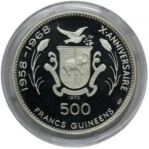 Guinea, 500 Francs 1970