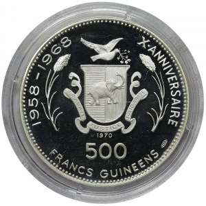 Guinea, 500 Francs 1970