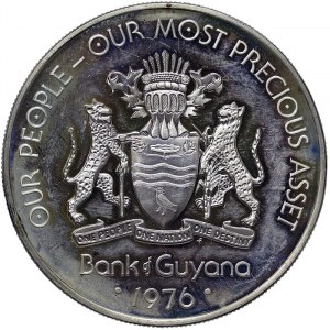 Guyana, 10 Dollars 1976