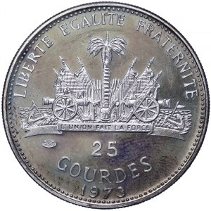 Haiti, 25 Gourdes 1973