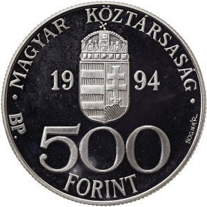 Hungary, Second Republic, 500 Forint 1994