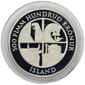 Iceland, 500 Kronur 1974