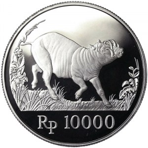 Indonesia, 10.000 Rupias 1987