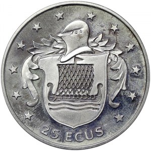 Isle of Man, 25 Ecus (Token Fantasy coin) 1994