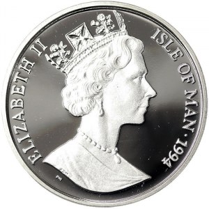 Isle of Man, 15 Ecus (Token Fantasy coin) 1994