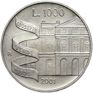 Italien, 1.000 Lire 2001