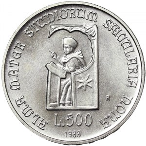 Italy, 500 Lire 1988