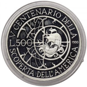 Italy, 500 Lire 1990