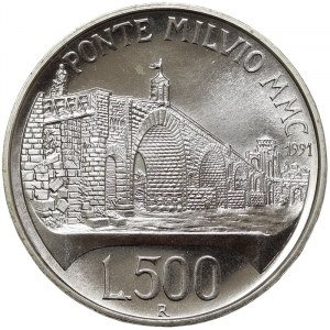 Italy, 500 Lire 1991