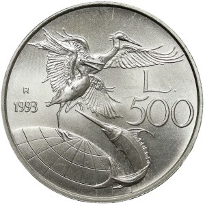 Italy, 500 Lire 1993