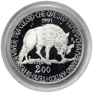 Italy, 200 Lire 1991