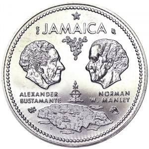 Jamaica, 10 Dollars 1972