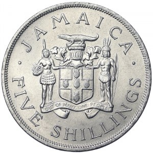 Jamaica, 5 Shillings 1966