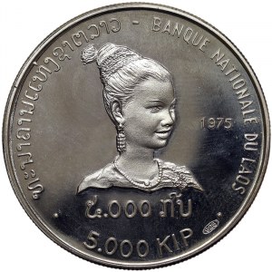 Laos, 5.000 Kip 1975
