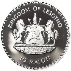 Lesotho, 10 Maloti 1982