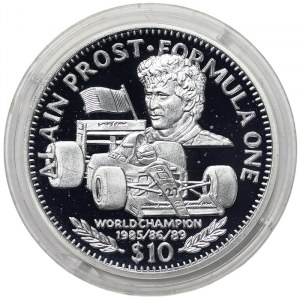 Liberia, 10 Dollars 1992