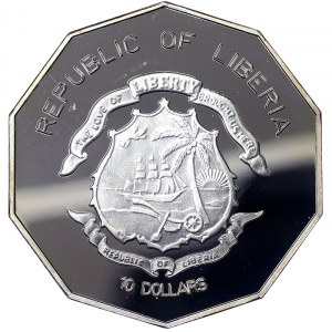 Liberia, 10 Dollars 2000