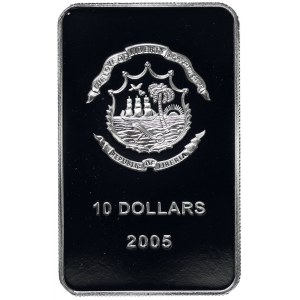 Liberia, 10 Dollars 2005