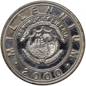 Liberia, 5 Dollars 2000
