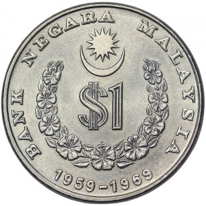 Malaysia, 1 Ringgit 1969