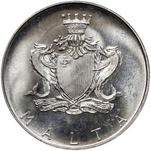 Malta, State of Malta, 1 Pound 1972