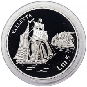 Malta, Republic, 5 Liri 1994